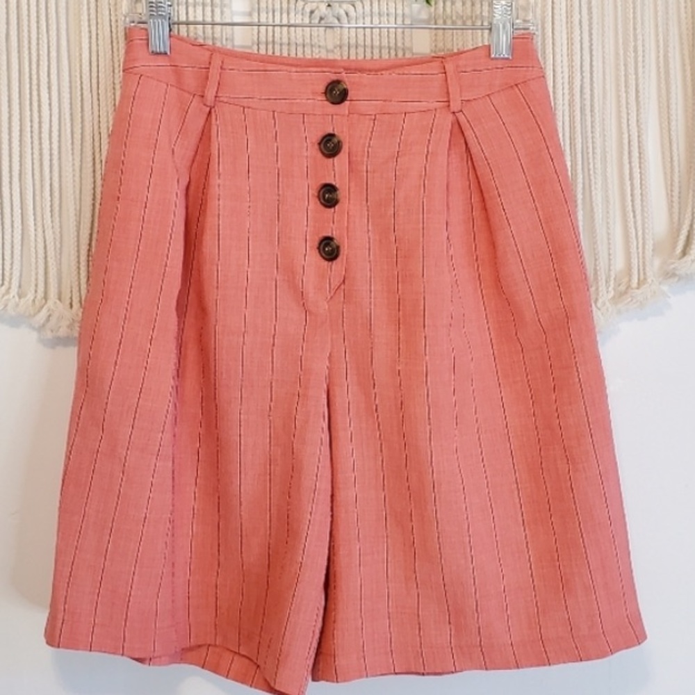 ASOS Nobody’s Child Coral Bermuda Shorts